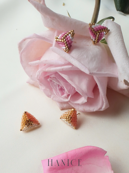 Mini mosaic studs